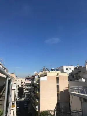 a view of a city with buildings at Elea Athens Apartment in Athens