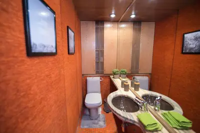 a bathroom with a sink and a toilet in it at One-of-a-kind Athens Riviera Apartment in Athens