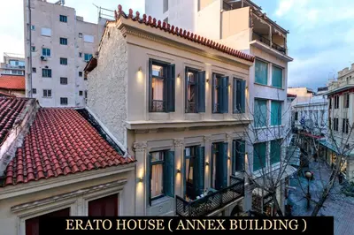 an image of an apartment building in a city at Athens Manor Houses in Athens
