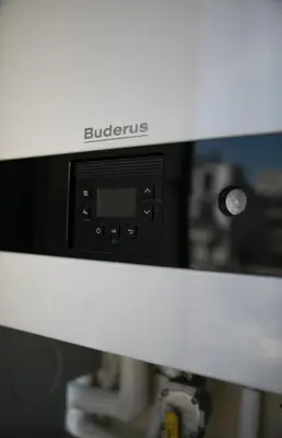 a computer monitor with the word bulectronics on it at Metro Fix Cosy Apartment in Athens