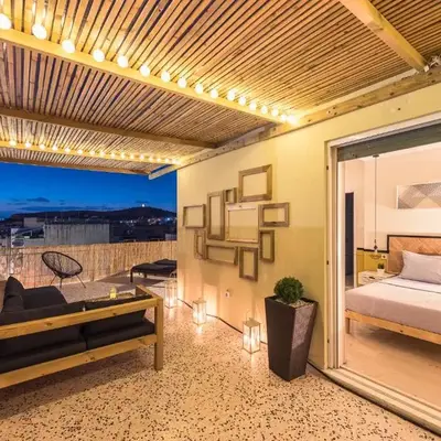 Acropolis view under the stars!