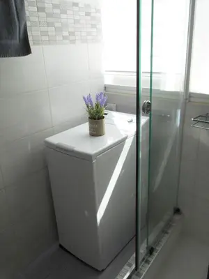 a toilet with a plant on top of it in a bathroom at MiCasa SuCasa / Heart of Athens / Brand-New superlux in Athens