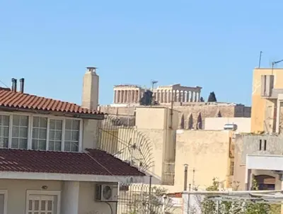 a group of buildings in a city at Athens View Loft 07 & 08 in Athens