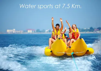 two people in life jackets on a raft in the water at Boutique40 Luxury Apartment in Athens
