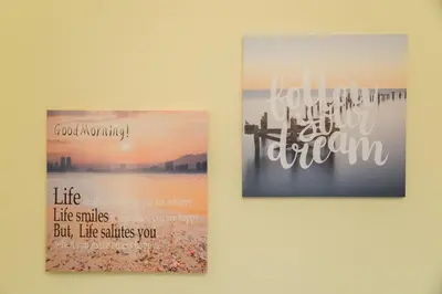 two posters on a wall with the words you are the freedom at Cozy renovated flat in Koukaki in Athens