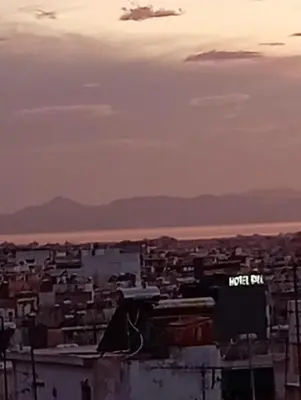a view of a city from the roof of a building at Acropolis view and 360 degrees in Athens