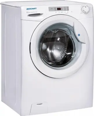 a white washing machine with its door open at Relaxing by Acropolis in Athens