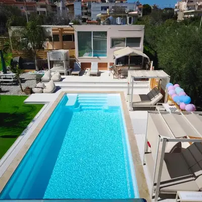 Modular Bungalows With Heated Pool Artemis Greece