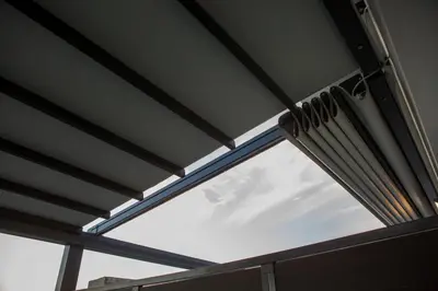 a window in a building with the sky at Raise Acropolis View Suites in Athens