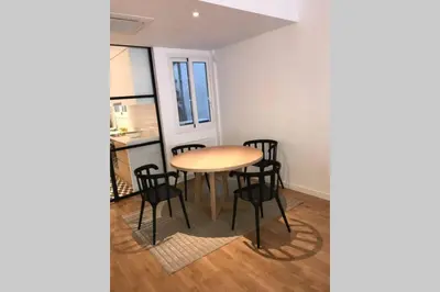 a dining room with a table and chairs at Luxury 2 bedroom 2 bathroom flat in Kolonaki ! in Athens