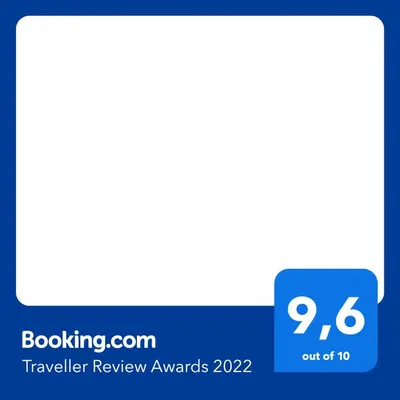 a screenshot of the travel review awards screen at Acropolis area family friendly 2bdr apartment in Athens