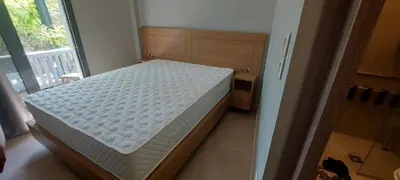 a bedroom with a bed in a room with a window at Apartments Vouliagmenis Ave 126 in Athens