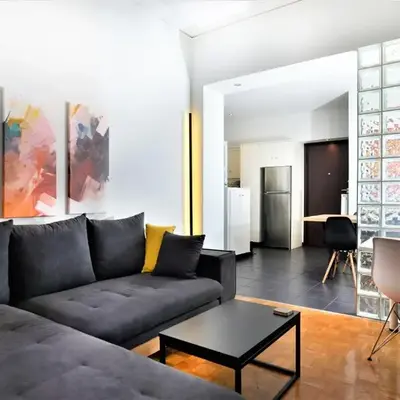 Cozy Apt in Ilisia with Urban Forest View