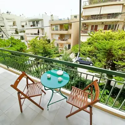 Green tea balcony - quiet & cozy- Ano Glyfada