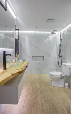 a bathroom with a sink and a toilet at Luxury Apt 115m2 in Athens