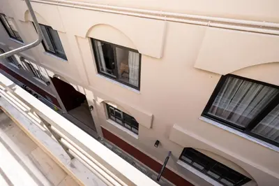 an overhead view of a building with windows at THISIO LOFT in Athens