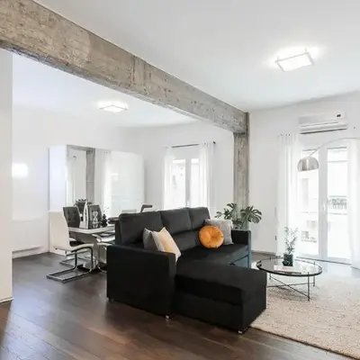 Industrial 1BR Apartment in Ampelokipoi Area by UPSTREET