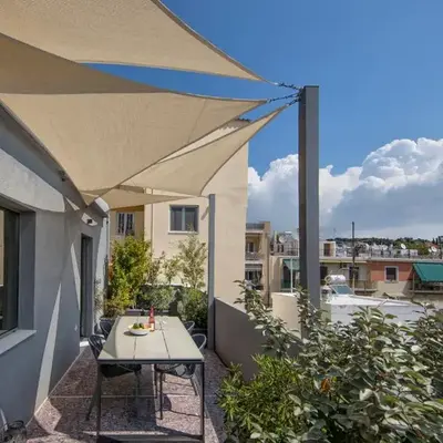 Sunny Loft with Acropolis View