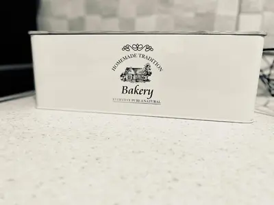 a white box sitting on a counter with a label at Acropolis Select Flat in Athens