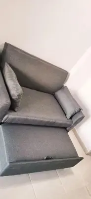 three grey pillows sitting on top of a wall at 7-Athens new morden comfortable-center,metro,private parking in Athens