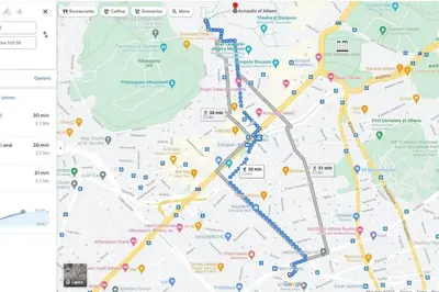 a screenshot of a google at Santo House in Athens