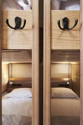 a bedroom with a bunk bed with two beds at When in Athens Hostel in Athens