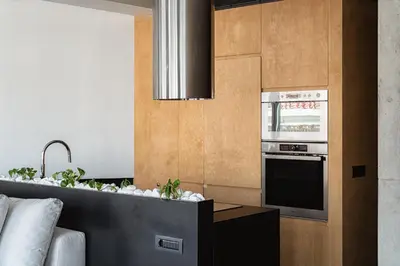 a kitchen with a stove and an oven at Syntagma Designers Living in Athens