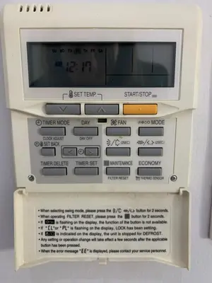 a microwave oven sitting on top of a wall at Olvias Apartment in Athens