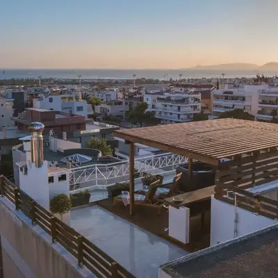 Bright 3bdr Apt with Roofgarden