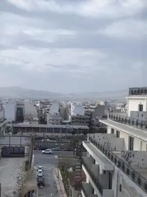 a view of a city from the top of a building at Enjoy the silence and view in Athens