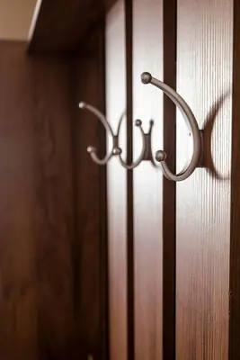 a metal door handle on a wooden wall at Monastiraki 309 SuperHost Hub in Athens