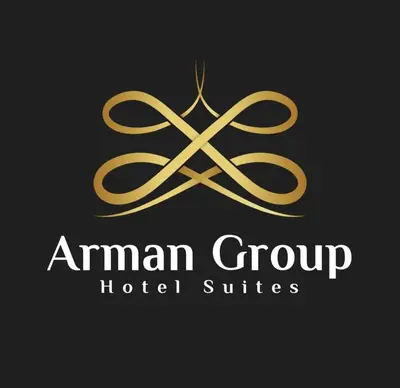a logo for an aman group hotel suites at Arman Group Lannister in Athens