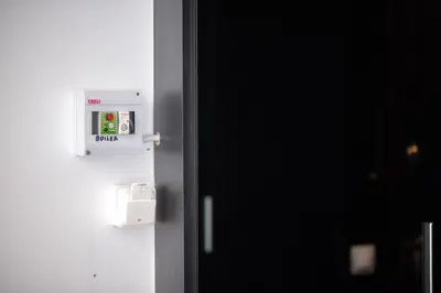 an image of a door with a thermostabandabandabandabandabandabandaband at Athenian Dream Suite in Athens