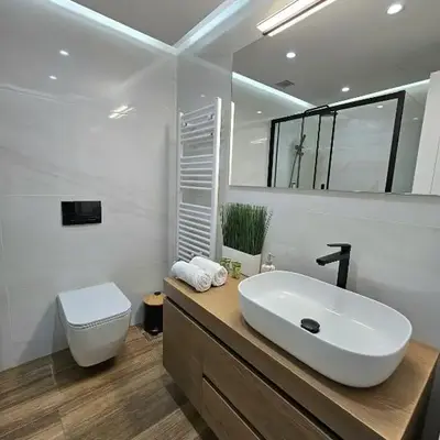 Modern Garden View Apt in Voula
