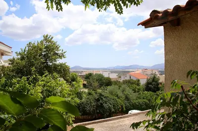 a view of a city from a house at 2 Bedroom Apartment near the Athens Airport, Spata in Spáta