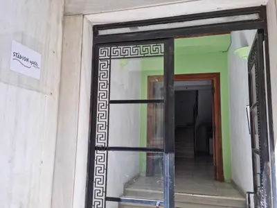 a door in a building with a doorway at STADION APTS Near Athens City Center in Athens