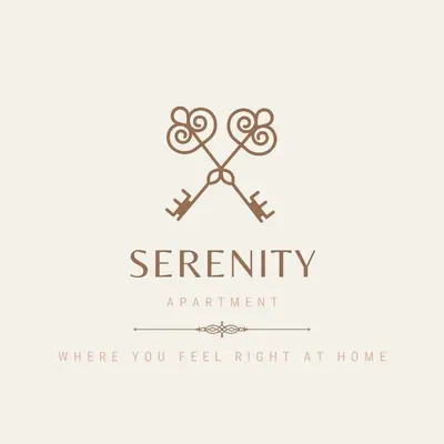a set of logos for a sewing institute with crossed scissors at Serenity - Brand New Apt Near Athens Int Arpt in Spáta