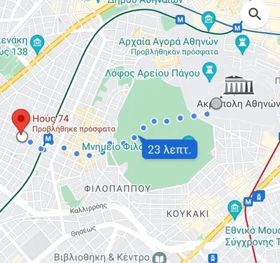 a map of acropolis and the acropolis of athens at PURE URBAN ACROPOLIS METRO PETRALONA in Athens