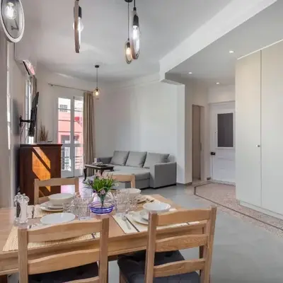 Christiana's lovely apartment in Psyri