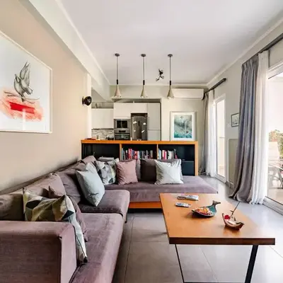 AthenSunapartment top floor 5min metro