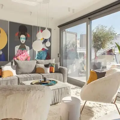 Luxury Acropolis View Apartment-Living Stone Black Pearl