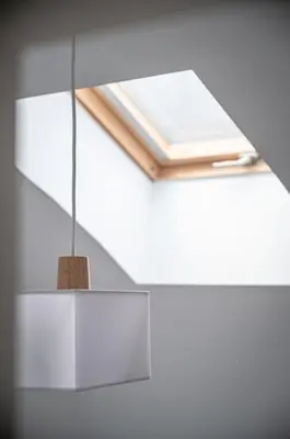 a skylight in the ceiling of a room at Μεζονέτα με θέα στο πάρκο Σταύρος Νιάρχος TWO in Athens