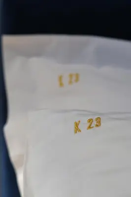 a close up of a calendar with the number at K23 Color Suites in Athens