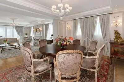 a dining room with a table and chairs at Hotel Grande Bretagne, a Luxury Collection Hotel, Athens in Athens
