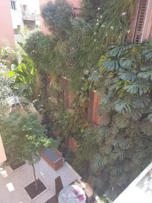 a building with plants on the side of it at Farmaki Residence, Plaka in Athens