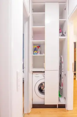 a laundry room with a washer and dryer at EcoStay - Infinity business class 2BDR apartment by the sea in Alimos in Athens