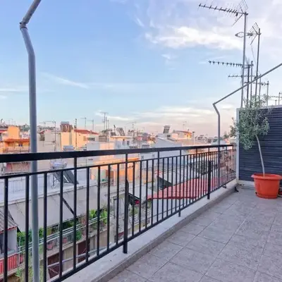 Big terrace near metro and Athens center